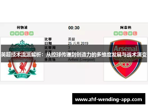 英超技术流派解析：从控球传递到创造力的多维度发展与战术演变